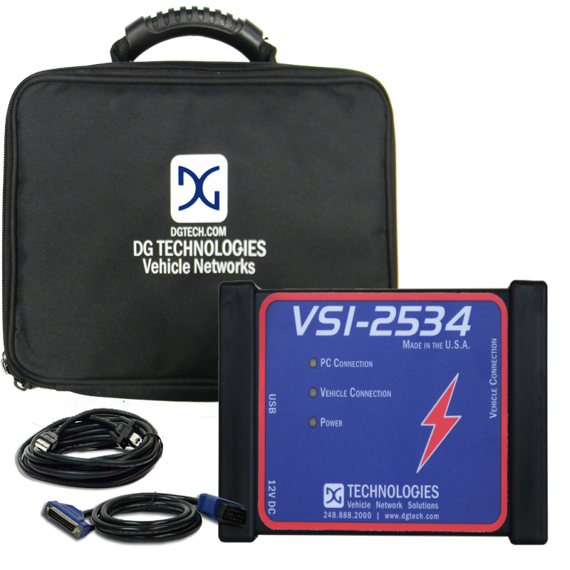 DG Technologies VSI-2534 Automotive J2534 Reprogramming & Diagnostic  Pass-Thru Device
