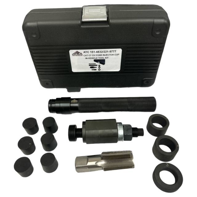 ATC 151-4832 221-9777 CAT C7 C9 3126B Injector Cup Remover and Installer Kit