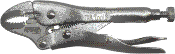 T & E Tools Curved Jaw Locking Grip Pliers-5"