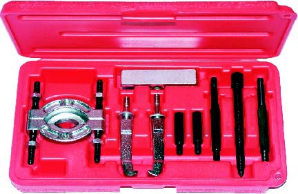 T & E Tools 9536 Miniature Cross Block & Bearing Separator Puller Set
