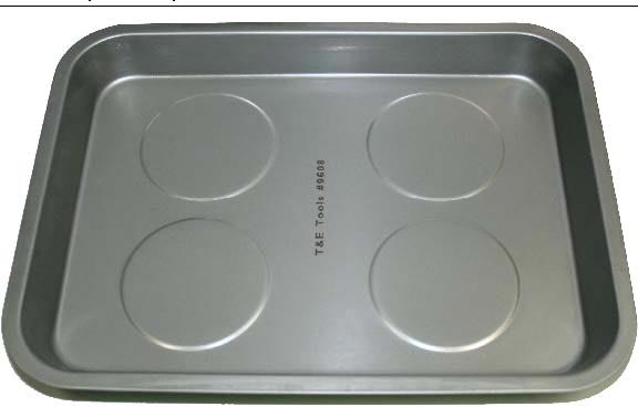 T & E Tools 9608 Extra Large Four Magnet Parts Tray