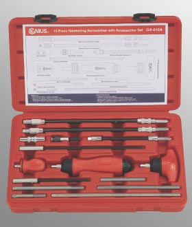 Genius GA-015A 15 Piece Ratcheting Screwdriver with Accessories