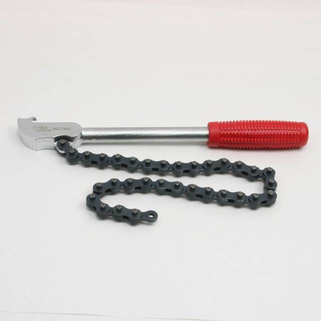 T&E Tools 7400 Ratcheting Chain Wrench- Capacity 1/2" to 4 3/4"