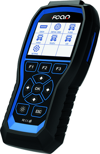 FCAR F-506 All-In-One Pocket Code Reader for Medium and Heavy Duty Trucks,  and Passenger Vehicles 