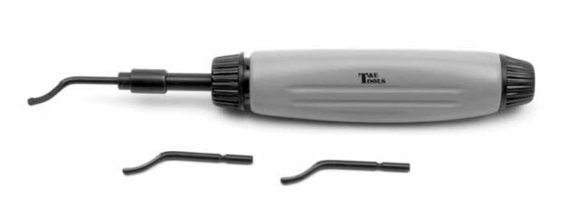 T & E Tools 8912  Deburring Tool - With 3 Blades