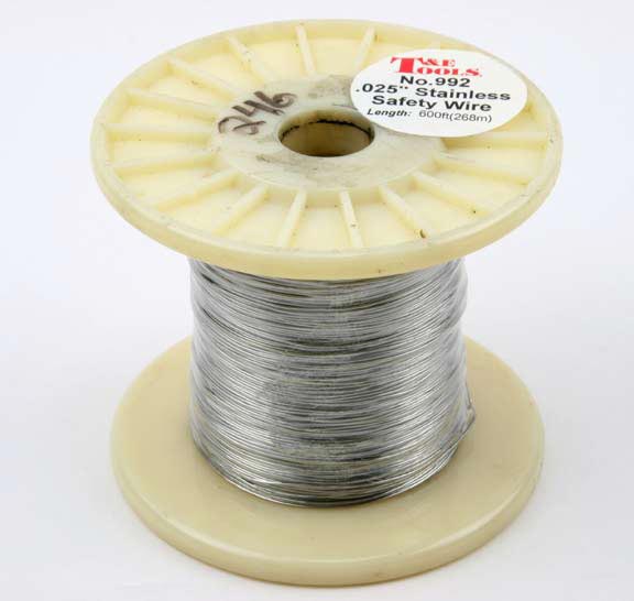 T & E Tools 992 .025" Stainless Safety Wire- 600 Feet Long